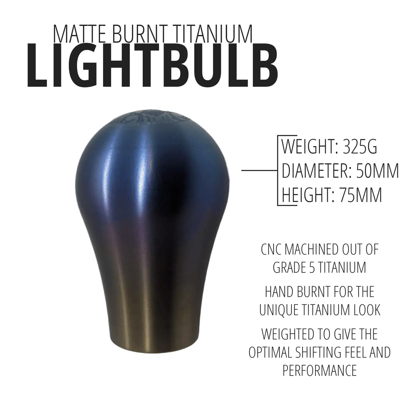 Titanium Shift Knob - Code Red Performance