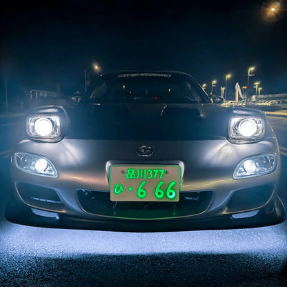 Custom Jiko Shiki LED License Plate - Code Red Performance