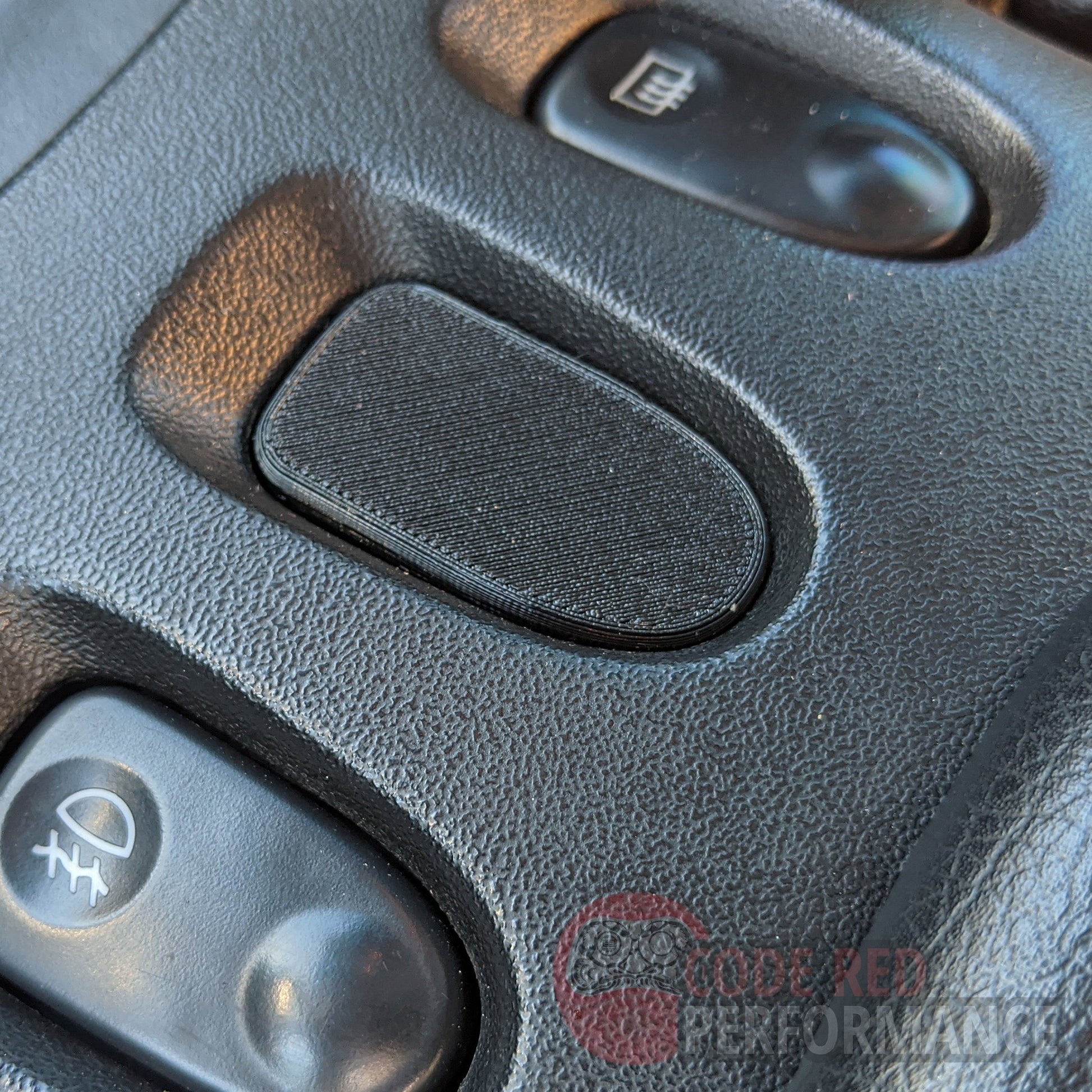 [FD3S RX7] Center Console Blank Button - CRP-CCBB - Code Red Performance